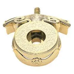 1026-G Figure Platform for Plaques, Gold - 1 3/4"