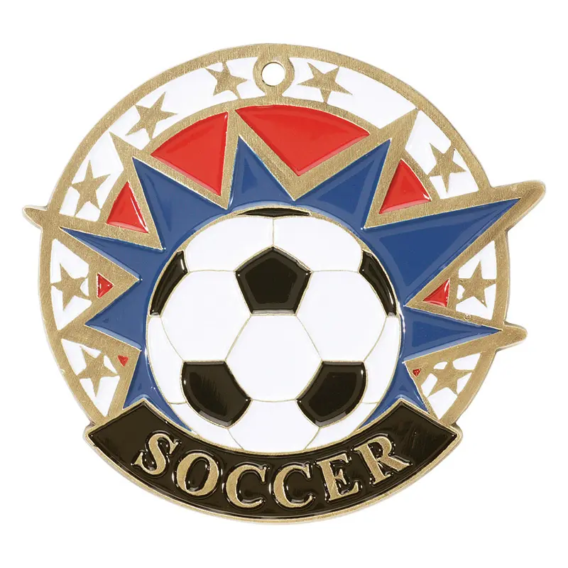 38170-Z USA Sport Medal, Soccer, Bronze - 2"