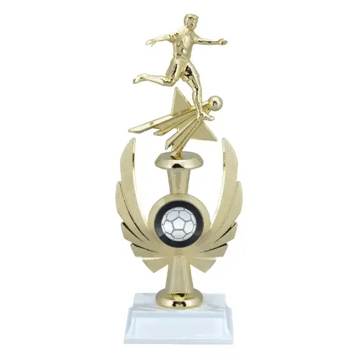 93615-G Phoenix Assembled Trophy, Soccer Male - 13 1/4"