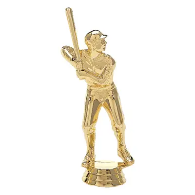 503-G Baseball Figure, Gold - 5"