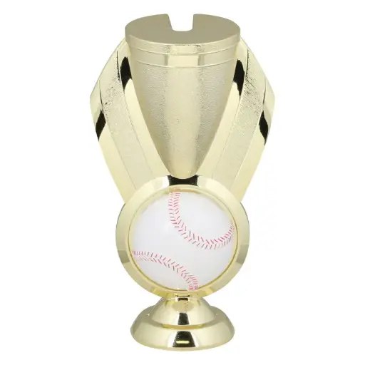 42603-G Victory Cup Riser, Baseball, Gold - 6"