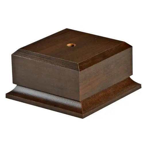 WB-8C Cup Base, Cherry - 4" x 4" x 2 1/8"
