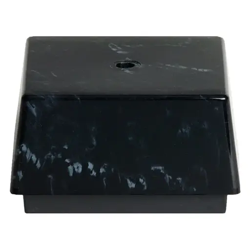 6545-KM Walnut Veneer Base - 3 3/4" x 3 3/4" x 2 1/8"