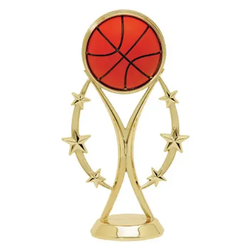 8505-G Color Sport Figure, Basketball, Gold - 6"