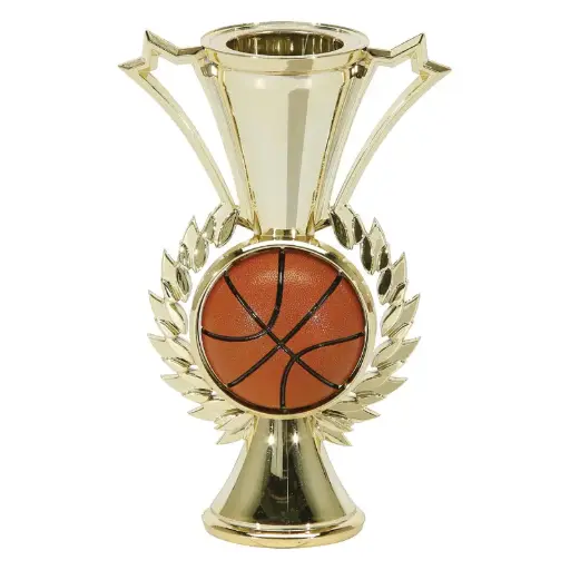 42505-G Radiance Riser, Basketball, Gold - 6"