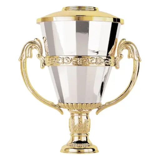 RC-7 Roman Chalice Plastic Cup, Gold / Silver - 6 1/2" (Lid RCL-7 Sold Separately)