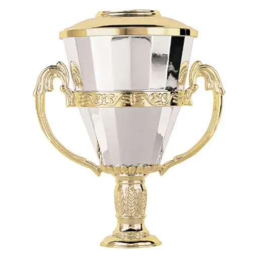 RC-6 Roman Chalice Plastic Cup, Gold / Silver - 5 1/2" (Lid RCL-6 Sold Separately)