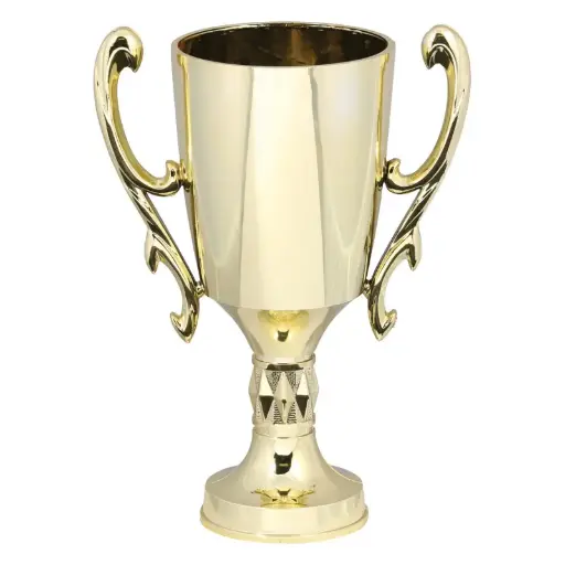 1307-G Chalice Plastic Cup, Gold - 6 3/4"