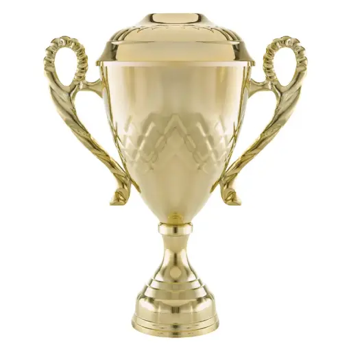 DC-90 Diamond Plastic Cup, Gold - 9" (Lid DCL-90 Sold Separately)