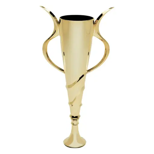 1808-G Spiral Plastic Cup, Gold - 8"