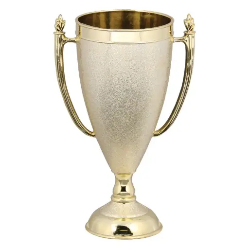 1208-G Plastic Stipple Cup, Gold - 8 1/2"