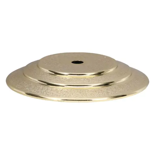 1228-G Plastic Cup Lid, Gold - 3 7/8"