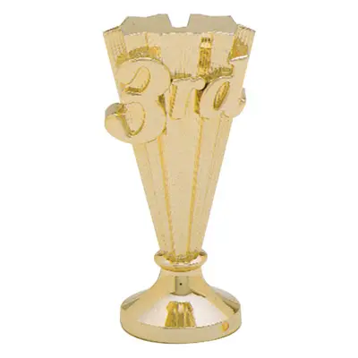 6124-G 3rd Place Riser, Gold - 5"