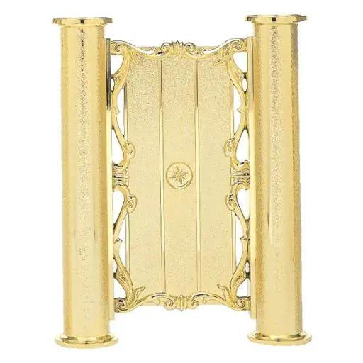 232-G 2 Column Riser, Gold - 8 1/2"