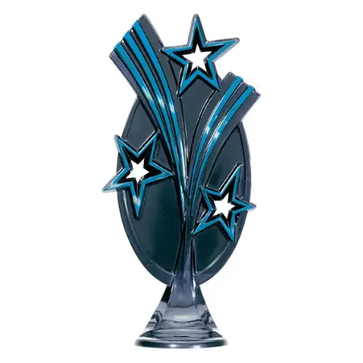 3387-B Stars & Stripes Backdrop, Blue - 7"