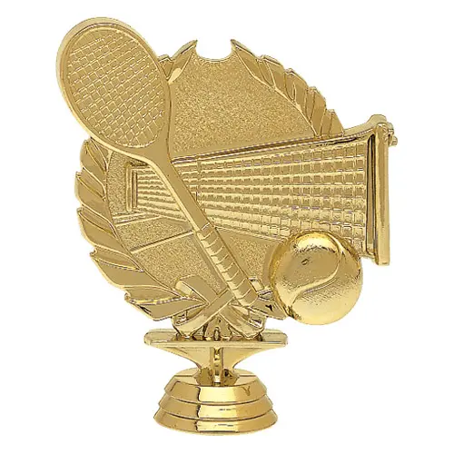 3036-G Wreath Figure, Tennis, Gold - 4 3/4"