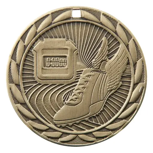 FE-216G FE Iron Medal, Track, Gold - 2"