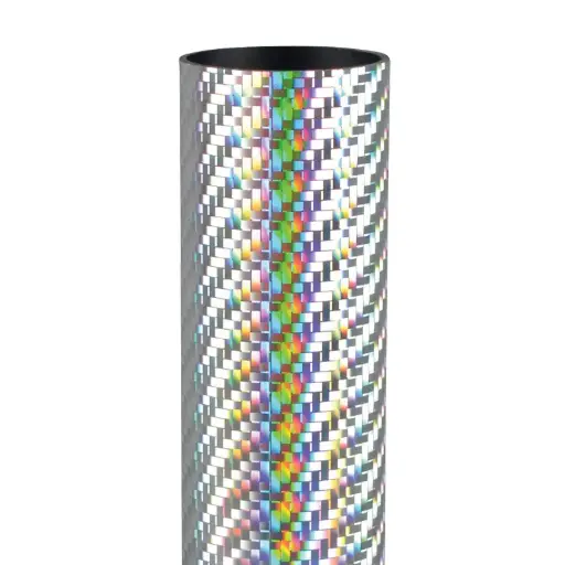 13805-S Carbon Fiber Column, Round, Silver - 45"