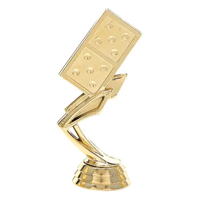 4010-G Domino Figure, Gold - 4 1/2"