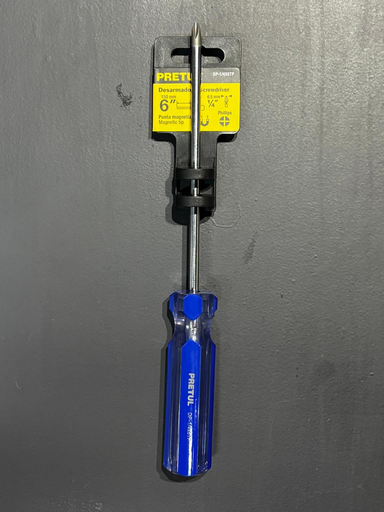 Desarmador Pretul 1/4"x6" Phillips