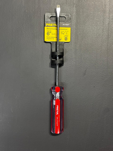 Desarmador Pretul 3/16"x6" Plano